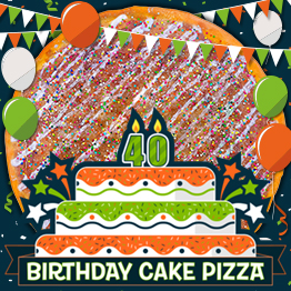 Birthday Cake Pizza