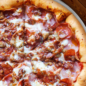 Meateater pizza