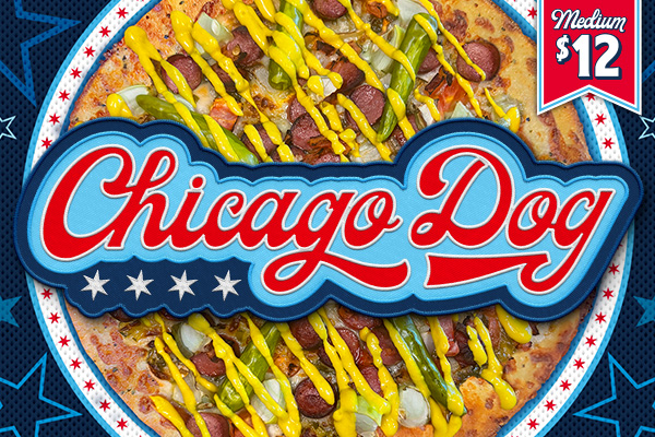 Chicago Dog Pizza